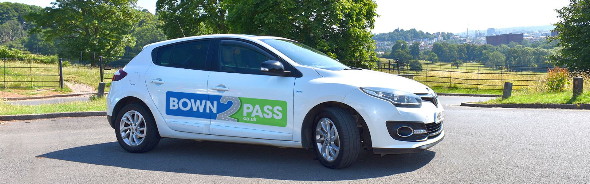 Bown2Pass driving school car